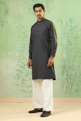 Soft Bamboo Panjabi Men full view