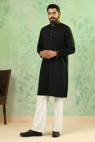 Platinum Embroidered Panjabi for Men