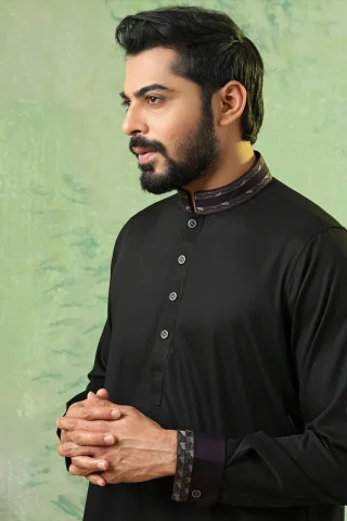 Platinum Embroidered Panjabi for Men