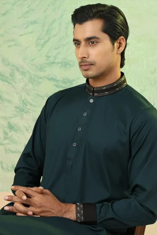 Platinum Embroidered Panjabi for Men