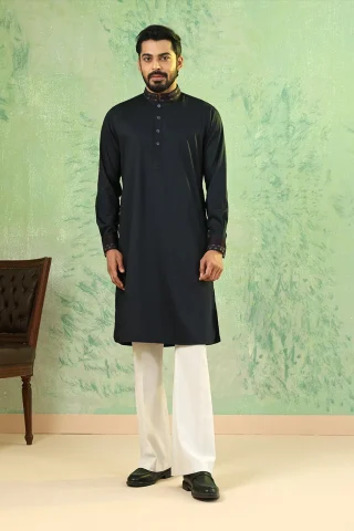 Platinum Embroidered Panjabi for Men