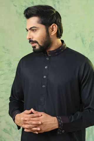 Platinum Embroidered Panjabi for Men