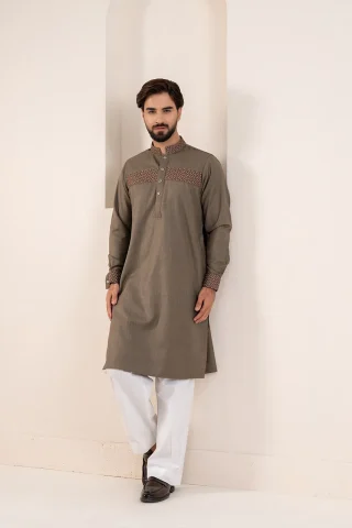 Platinum Bamboo Panjabi Men full view