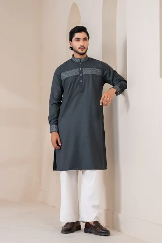Platinum Embroidered Panjabi for Men