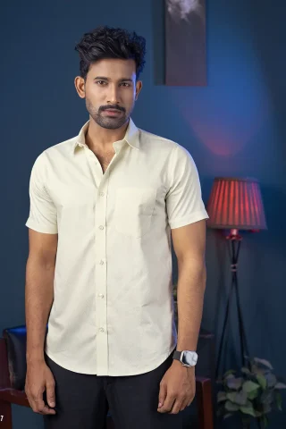 Men's Casual Half Sleeve Shirt