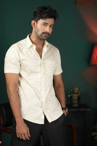 Men's Casual Half Sleeve Shirt