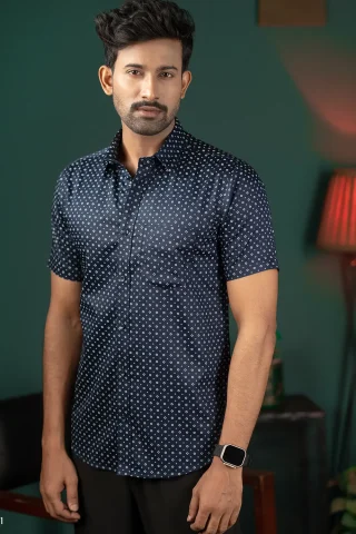Men's Casual Half Sleeve Shirt
