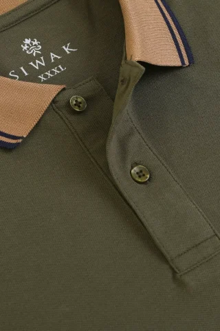 casual PK polo shirt full front view