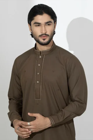 Platinum Embroidered Panjabi for Men