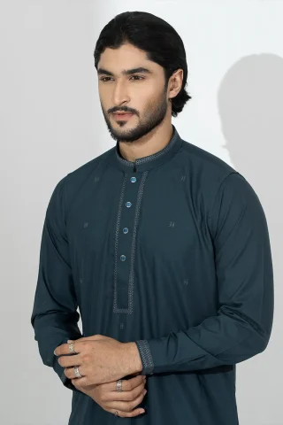 Platinum Embroidered Panjabi for Men