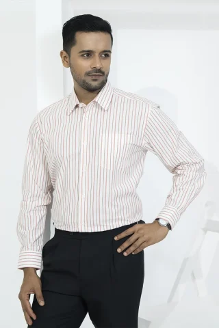 Multi stripe shirt for men