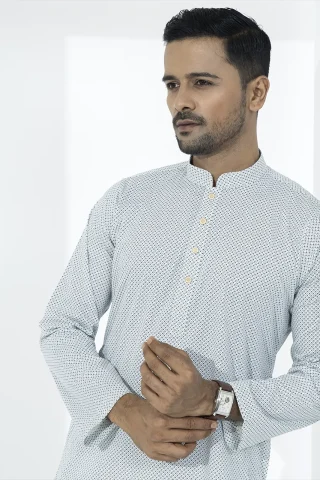 Classic Printed Panjabi for Men