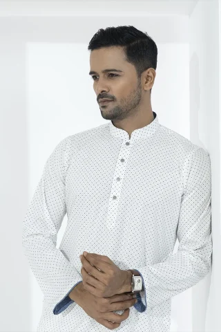 Classic Printed Panjabi for Men