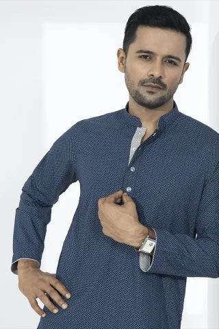 Classic Printed Panjabi for Men