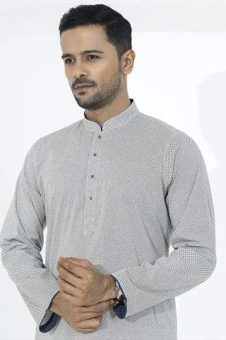 Classic Printed Panjabi for Men